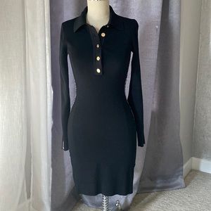 Michael Kors long sleeve tape dress